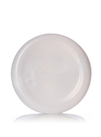 64 oz natural-colored HDPE plastic industrial round bottle (with 38-400 neck finish)