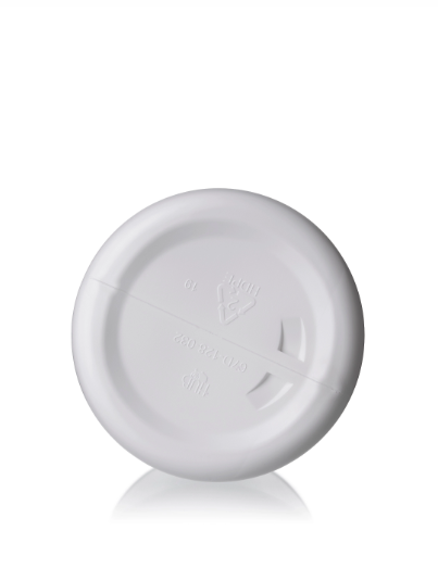1 gallon natural-colored HDPE plastic industrial round bottle (with 38-400 neck finish)