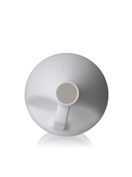 1 gallon natural-colored HDPE plastic industrial round bottle (with 38-400 neck finish)